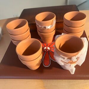 Set of Mini Terracotta Pots
